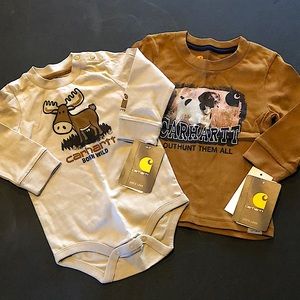 Carhartt NWT Long Sleeve Baby Boy bundle